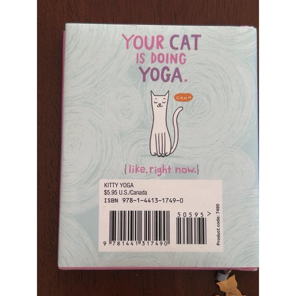 Kitty Yoga (mini book) - Hardcover, by Kathy Weller - Very Good
